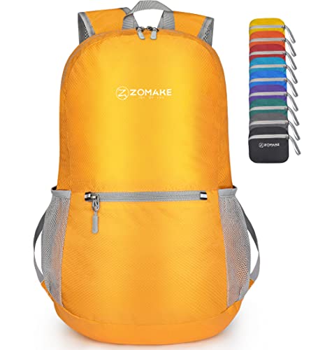 ZOMAKE Ultra Lightweight Hiking Backpack 20L - Packable Small Backpacks Water Resistant Daypack for Women Men(Black)