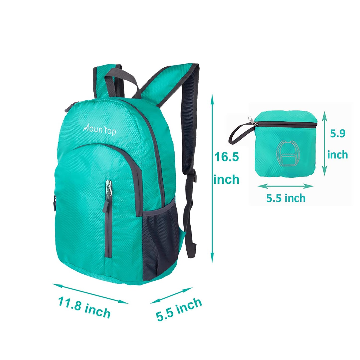 Outdoor Lightweight Foldable Water Resistant Backpack for Travel Hiking Riding