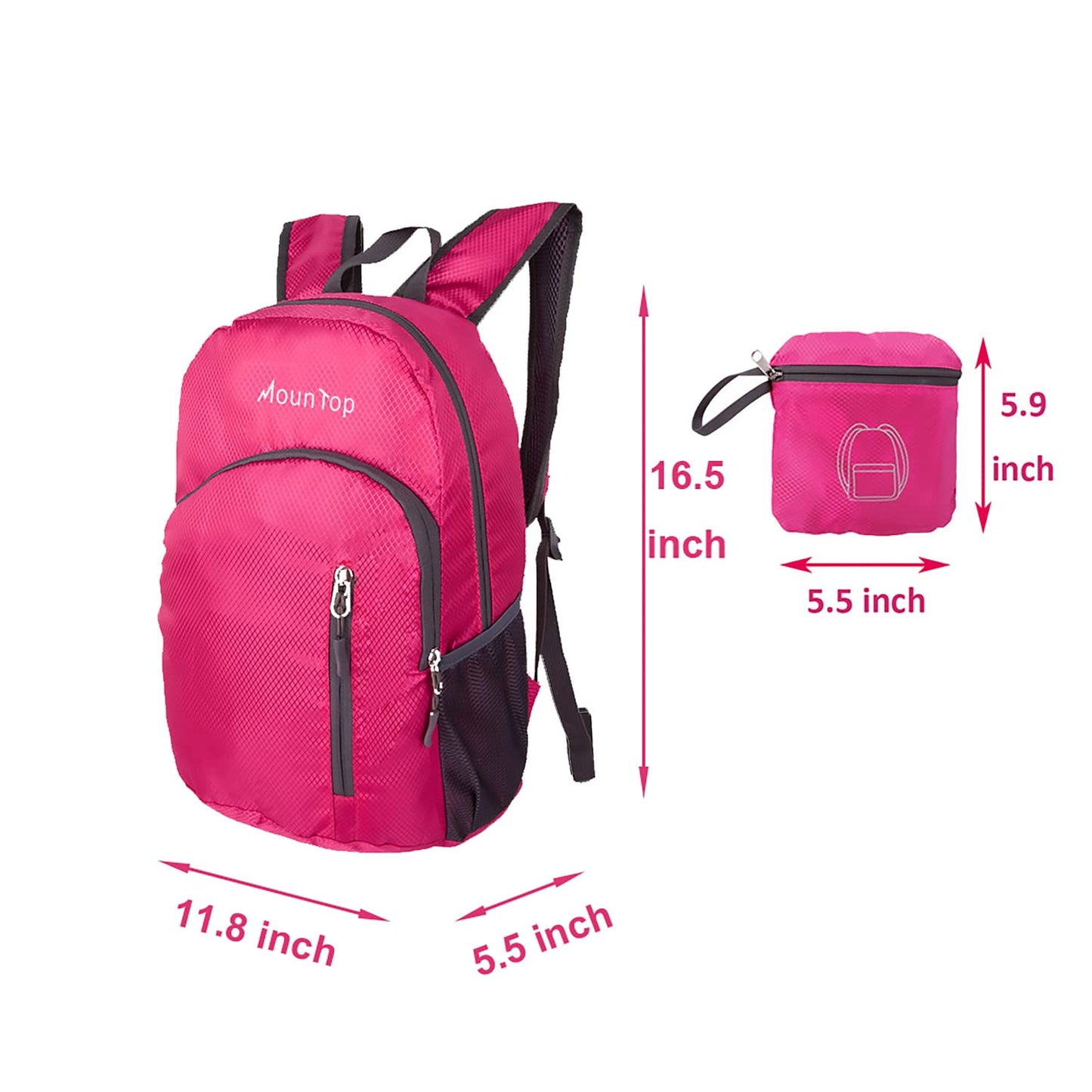 Outdoor Lightweight Foldable Water Resistant Backpack for Travel Hiking Riding