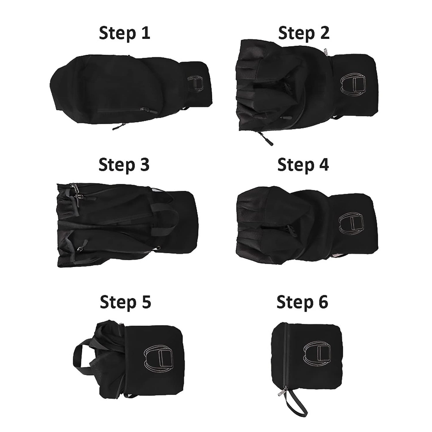 Outdoor Lightweight Foldable Water Resistant Backpack for Travel Hiking Riding