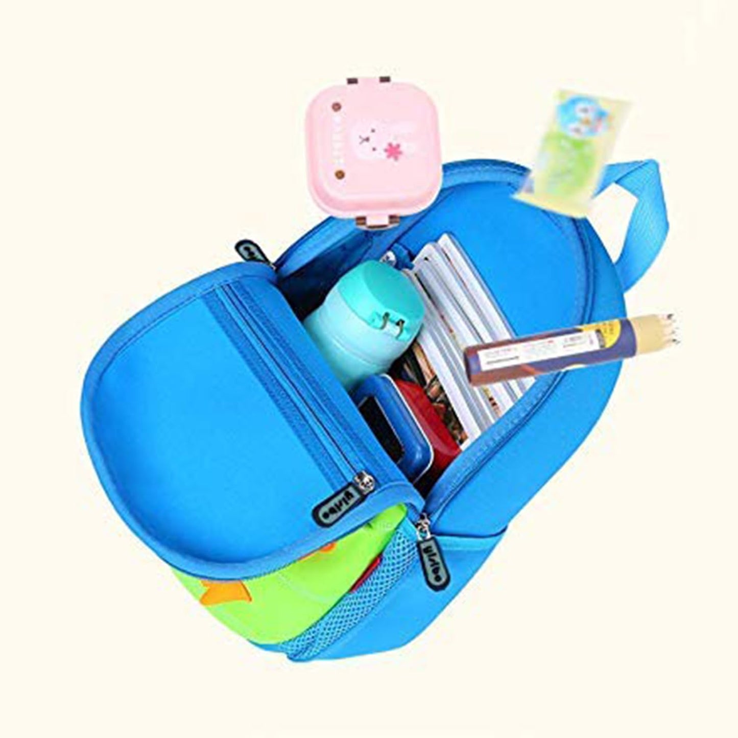 yisibo Dinosaur Hippo Kids Toddler Backpack for Boys Girls Lightweight Waterproof Preschool Travel Schoolbag for 2-7 Years