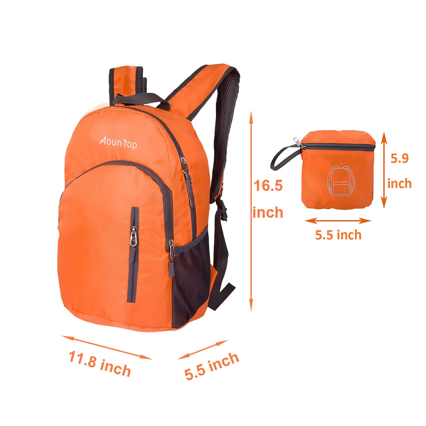 Outdoor Lightweight Foldable Water Resistant Backpack for Travel Hiking Riding
