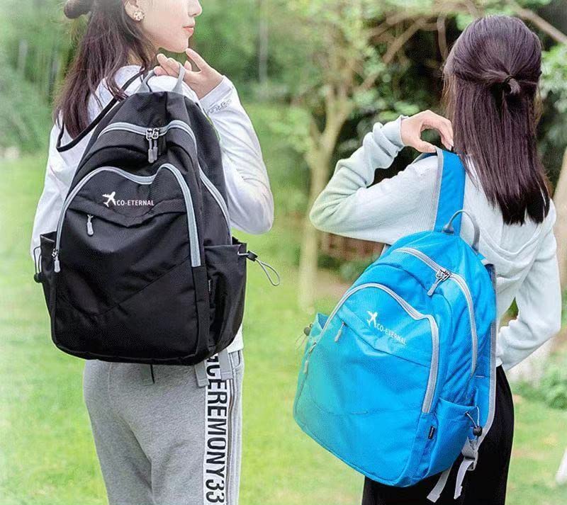 Geboldil Men's and women's lightweight foldable hiking travel backpack waterproof camping backpack fuchsia