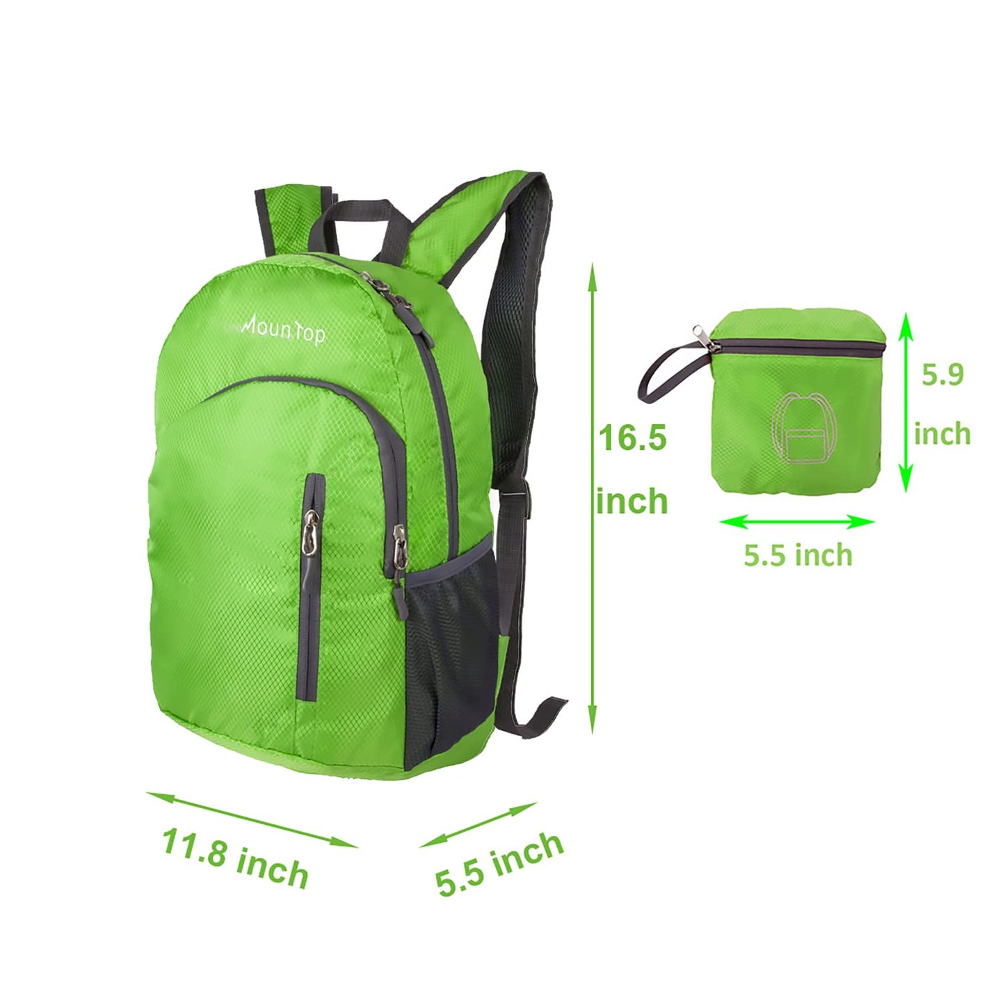 Outdoor Lightweight Foldable Water Resistant Backpack for Travel Hiking Riding