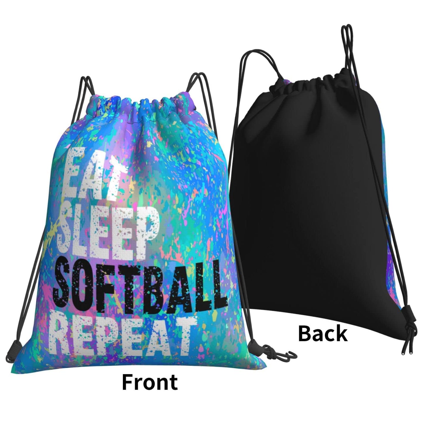 Drawstring Backpack Gym String Bag Sports Drawstring Sackpack For Women Men