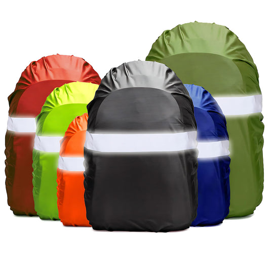 Waterproof Backpack Rain Cover,8000mm Waterproof Level,Upgraded with Reflective,Anti-Slip Cross Buckle Straps,Ultra-Strong Multilayer Structure for Hiking,Biking,Camping,Outdoor, Traveling