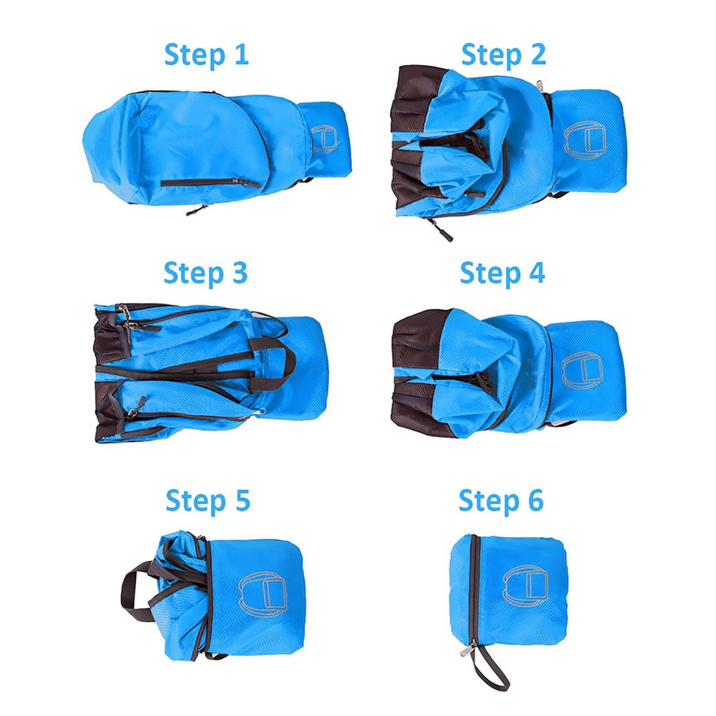 Outdoor Lightweight Foldable Water Resistant Backpack for Travel Hiking Riding