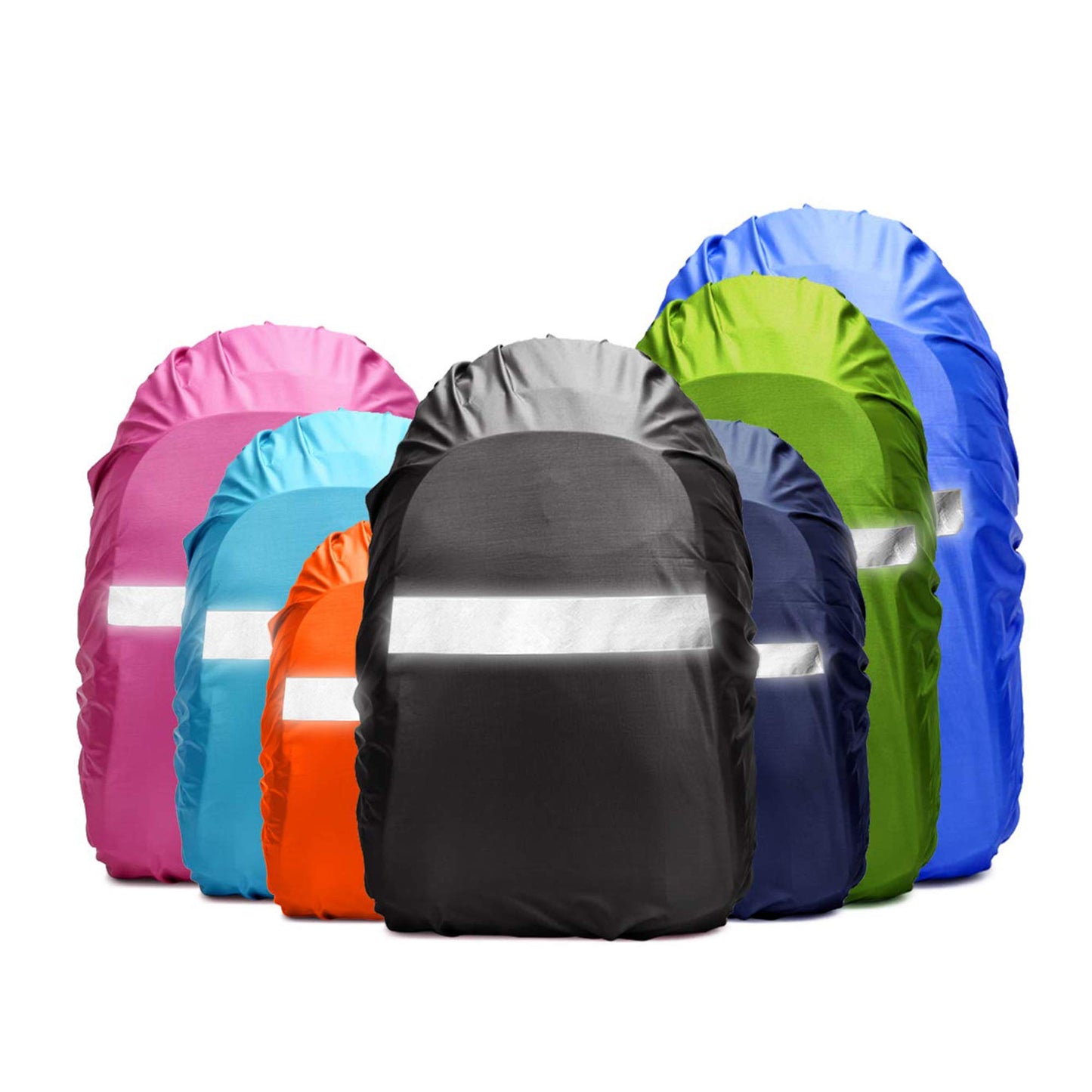 Waterproof Backpack Rain Cover,8000mm Waterproof Level,Upgraded with Reflective,Anti-Slip Cross Buckle Straps,Ultra-Strong Multilayer Structure for Hiking,Biking,Camping,Outdoor, Traveling