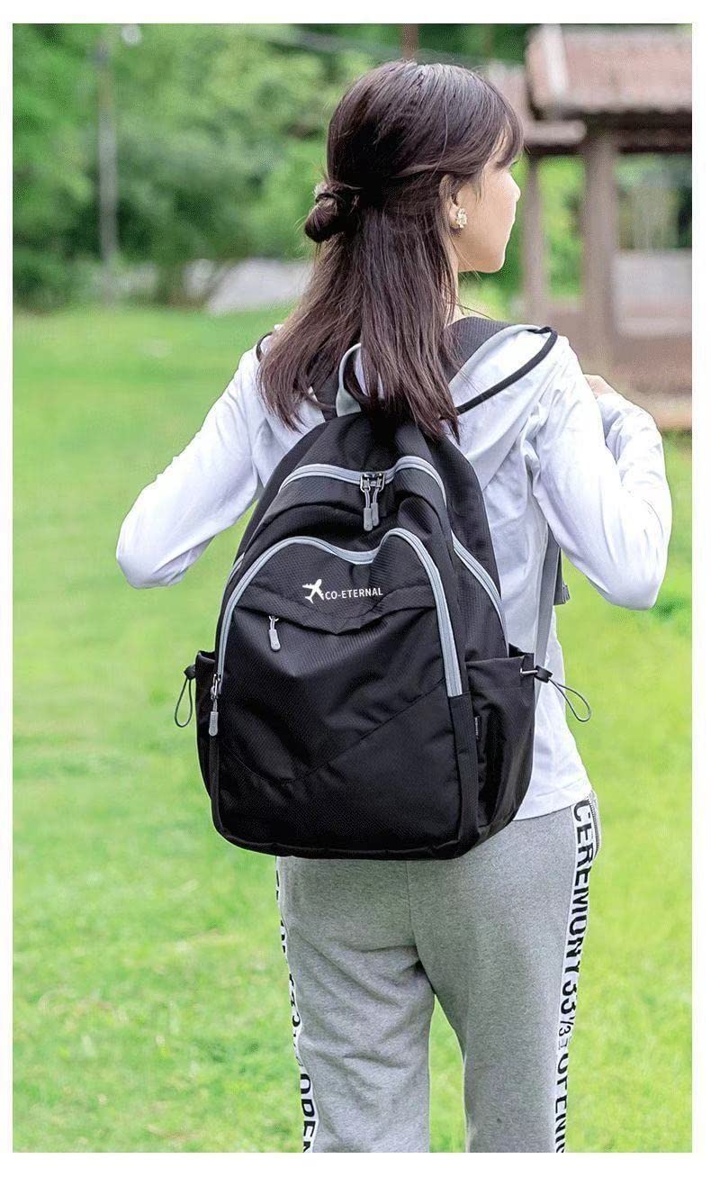 Geboldil Men's and women's lightweight foldable hiking travel backpack waterproof camping backpack fuchsia