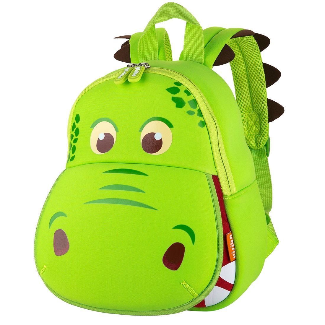 yisibo Dinosaur Hippo Kids Toddler Backpack for Boys Girls Lightweight Waterproof Preschool Travel Schoolbag for 2-7 Years