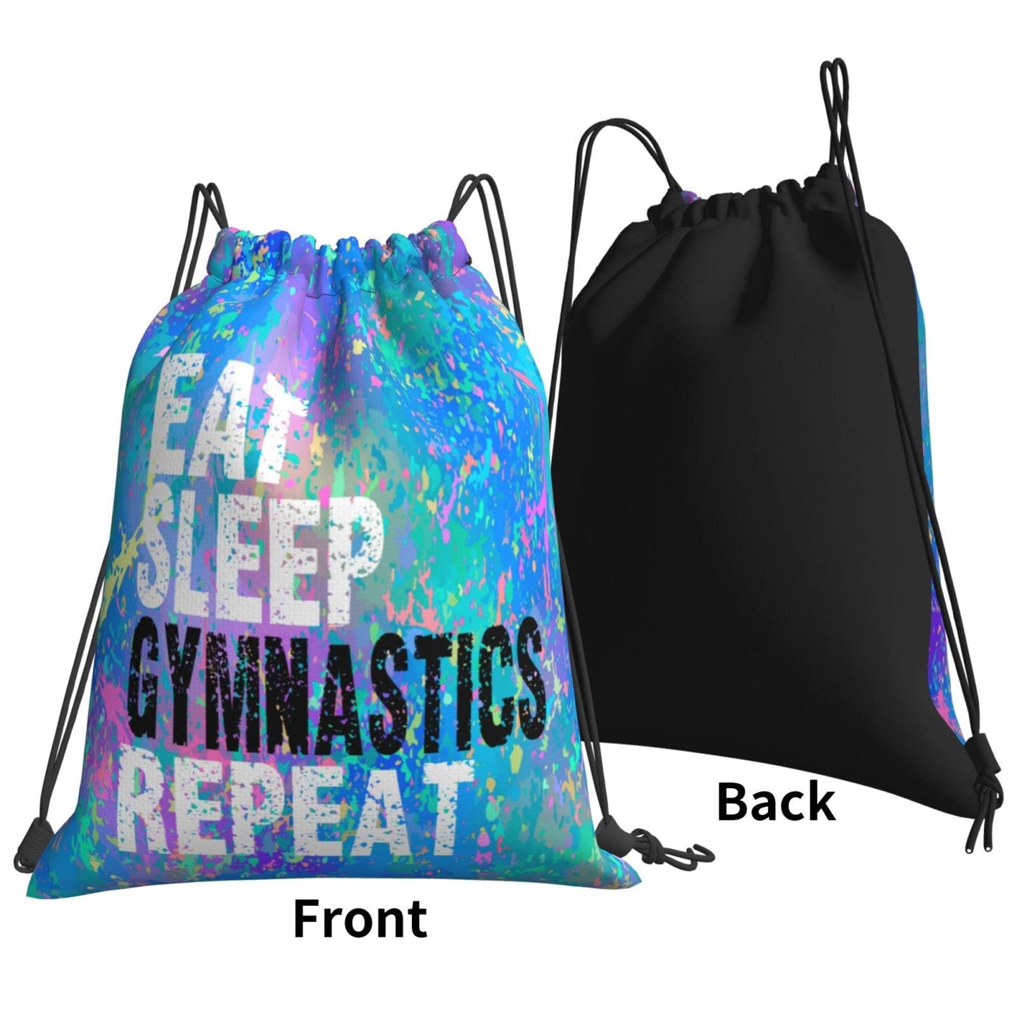 Drawstring Backpack Gym String Bag Sports Drawstring Sackpack For Women Men