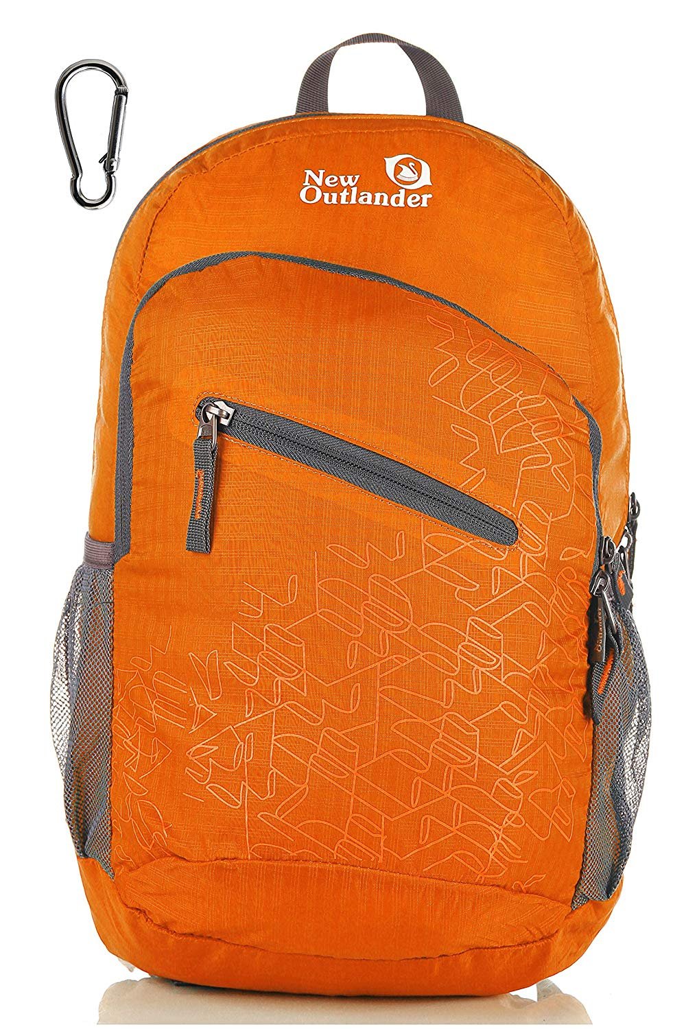 Outlander Packable Handy Lightweight Travel Hiking Backpack Daypack-Grey-L