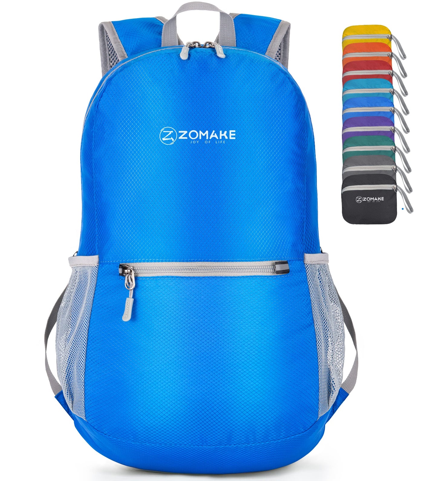 ZOMAKE Ultra Lightweight Hiking Backpack 20L - Packable Small Backpacks Water Resistant Daypack for Women Men(Black)