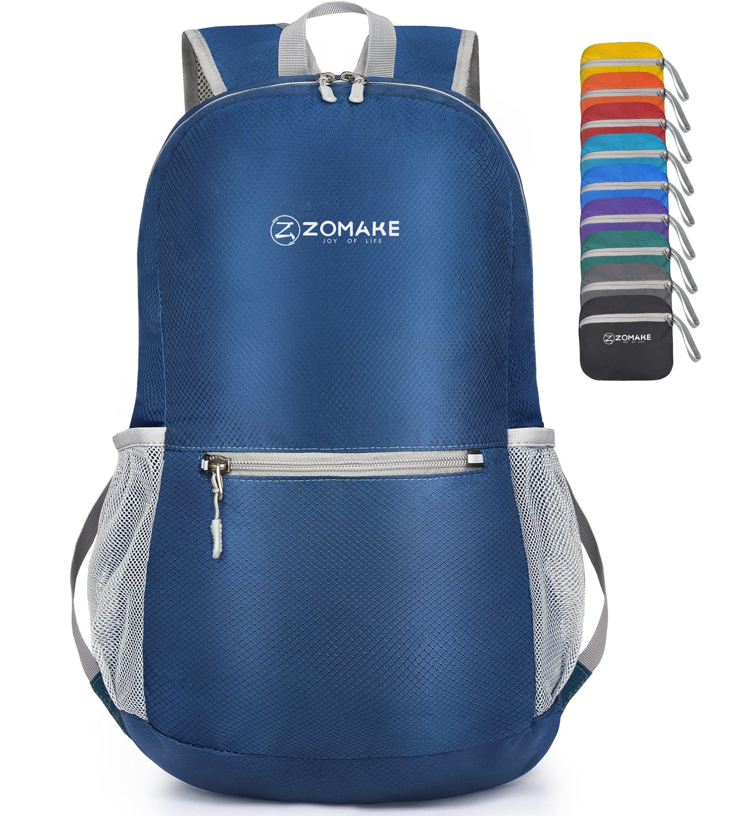 ZOMAKE Ultra Lightweight Hiking Backpack 20L - Packable Small Backpacks Water Resistant Daypack for Women Men(Black)