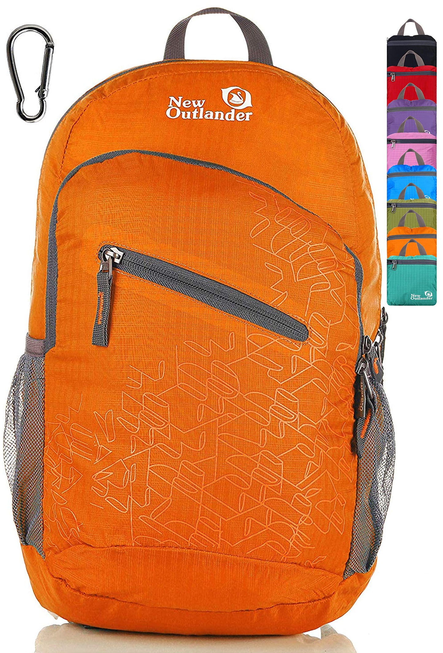 Outlander Packable Handy Lightweight Travel Hiking Backpack Daypack-Grey-L