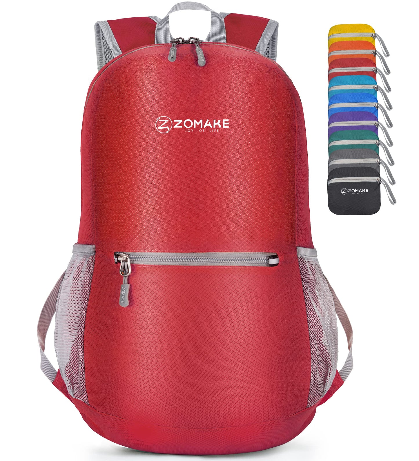 ZOMAKE Ultra Lightweight Hiking Backpack 20L - Packable Small Backpacks Water Resistant Daypack for Women Men(Black)