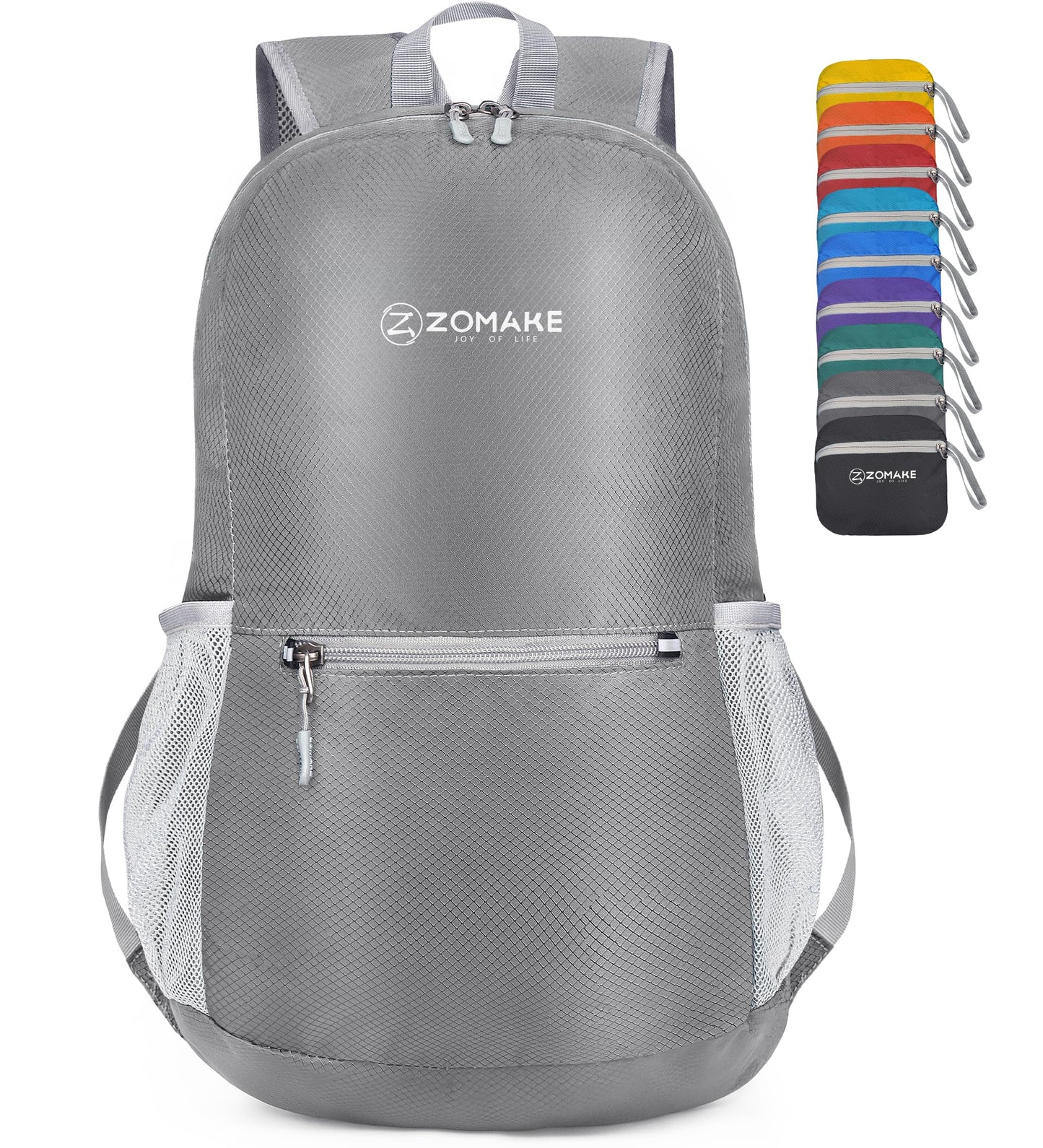 ZOMAKE Ultra Lightweight Hiking Backpack 20L - Packable Small Backpacks Water Resistant Daypack for Women Men(Black)