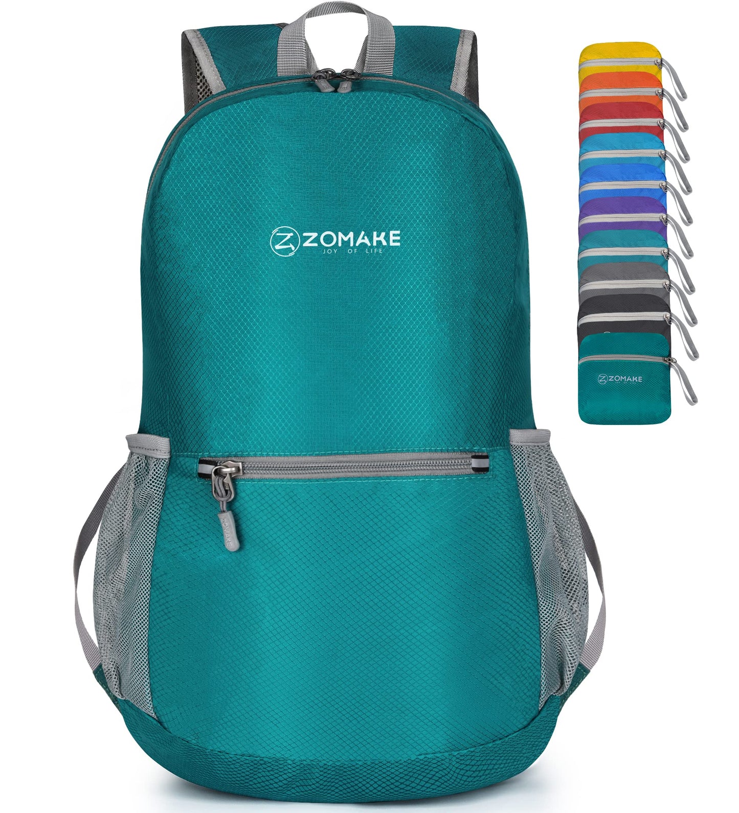 ZOMAKE Ultra Lightweight Hiking Backpack 20L - Packable Small Backpacks Water Resistant Daypack for Women Men(Black)