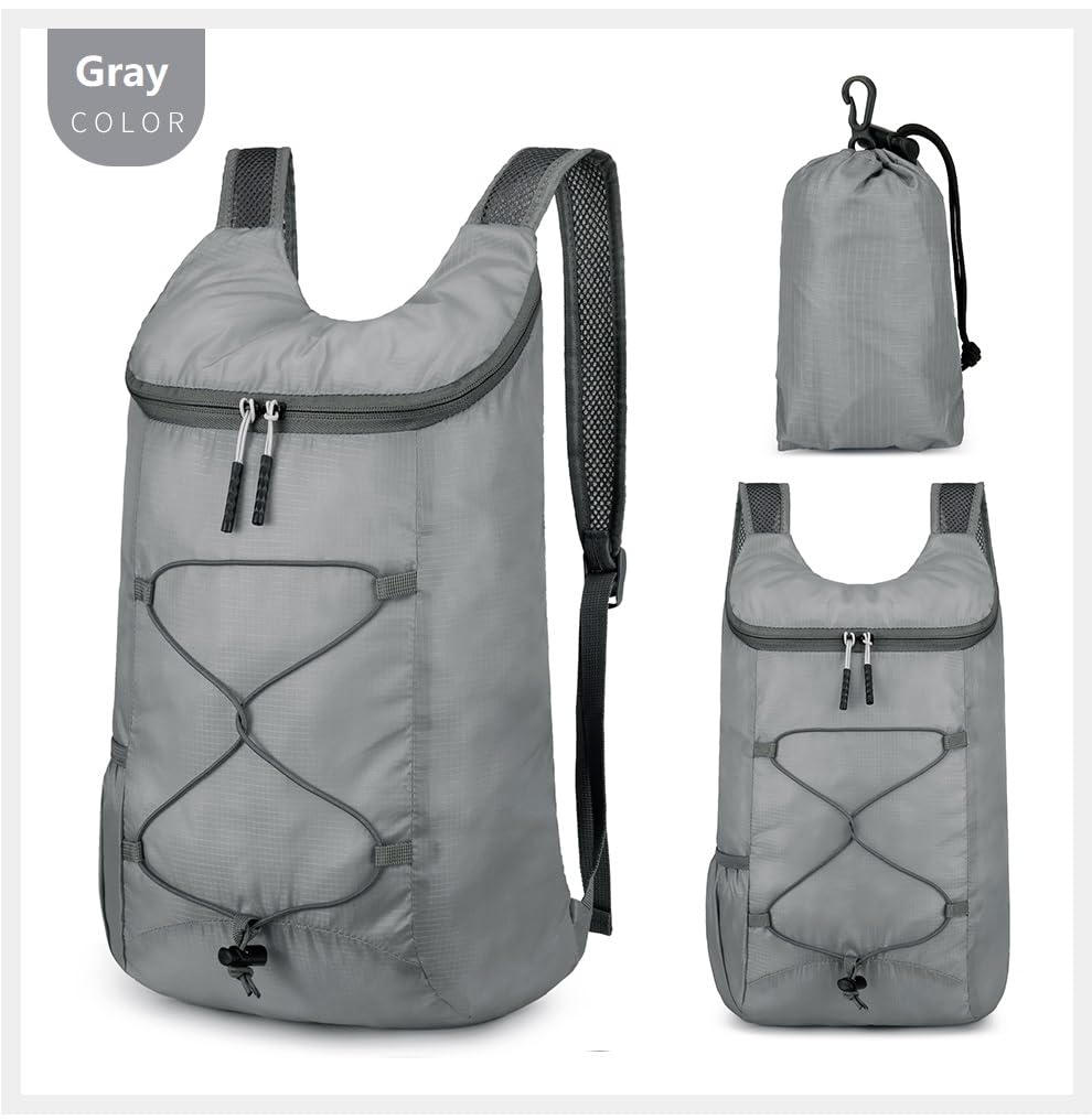 16L Hiking-Daypack Lightweight-Foldable Travel-Backpack Water-Resistant Camping Outdoor Packable Easy Carry-on Bag (Dark Blue)