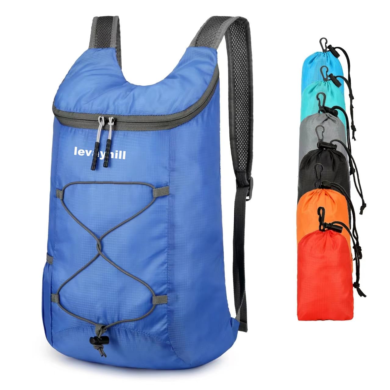 16L Hiking-Daypack Lightweight-Foldable Travel-Backpack Water-Resistant Camping Outdoor Packable Easy Carry-on Bag (Dark Blue)