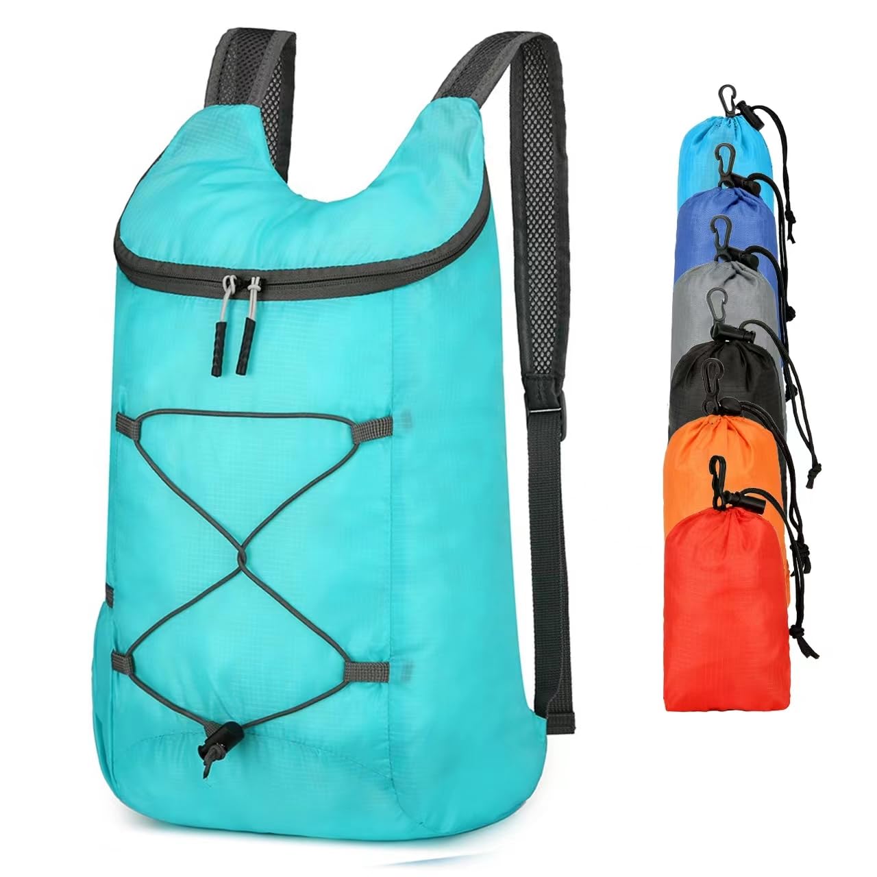 16L Hiking-Daypack Lightweight-Foldable Travel-Backpack Water-Resistant Camping Outdoor Packable Easy Carry-on Bag (Dark Blue)