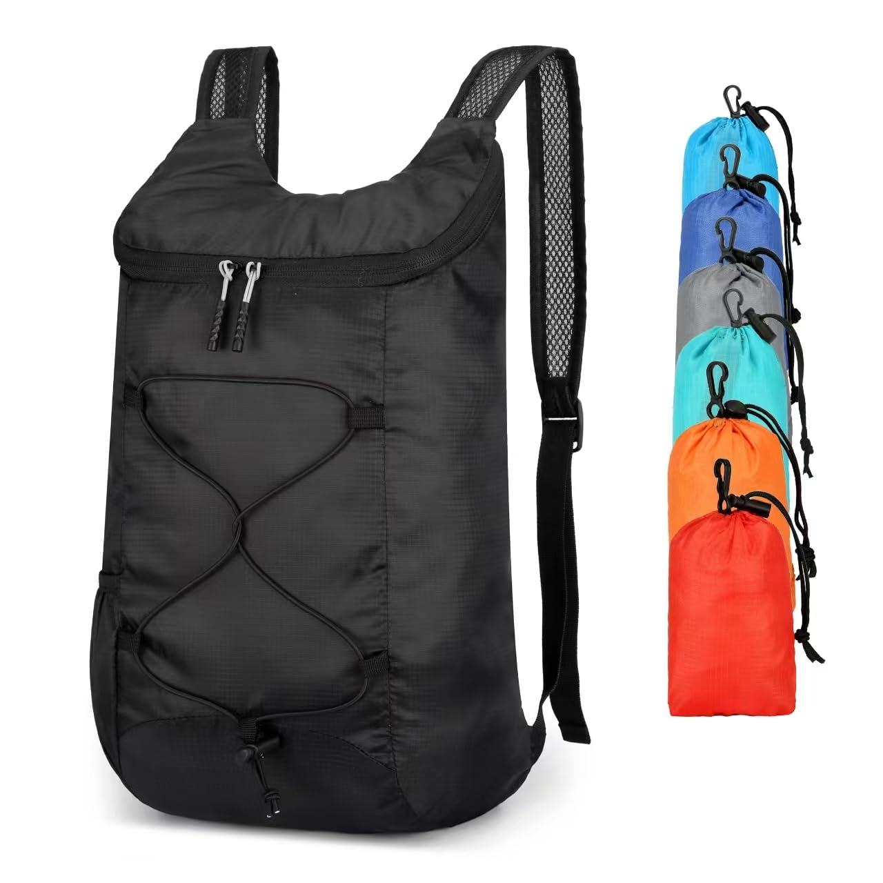16L Hiking-Daypack Lightweight-Foldable Travel-Backpack Water-Resistant Camping Outdoor Packable Easy Carry-on Bag (Dark Blue)