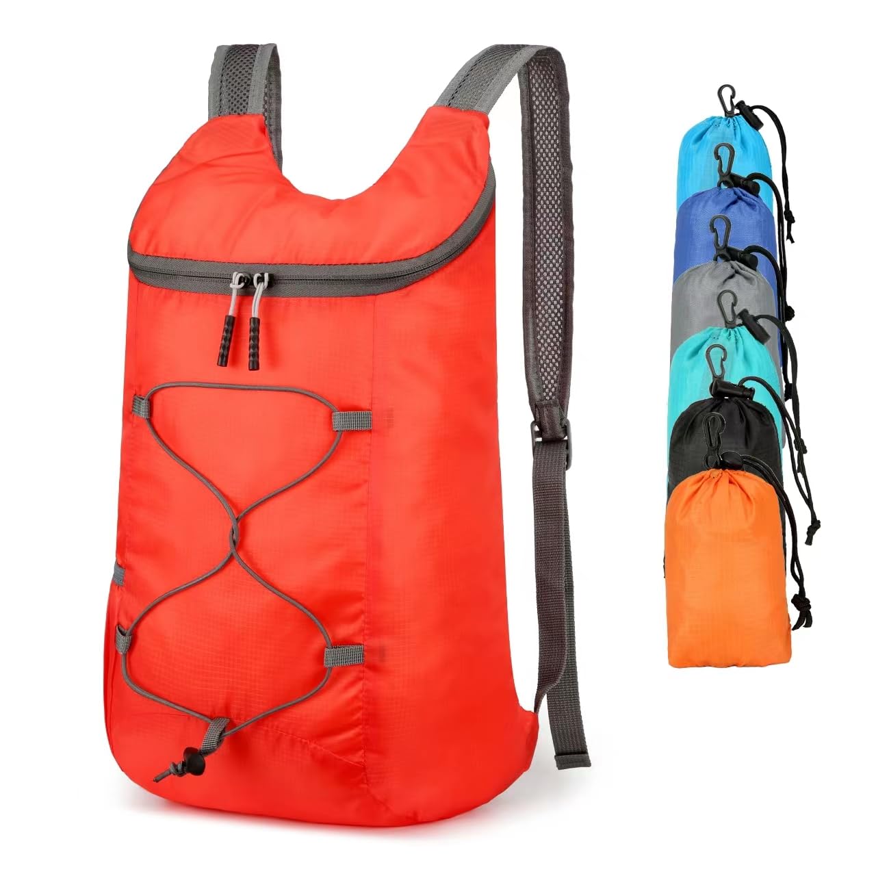 16L Hiking-Daypack Lightweight-Foldable Travel-Backpack Water-Resistant Camping Outdoor Packable Easy Carry-on Bag (Dark Blue)