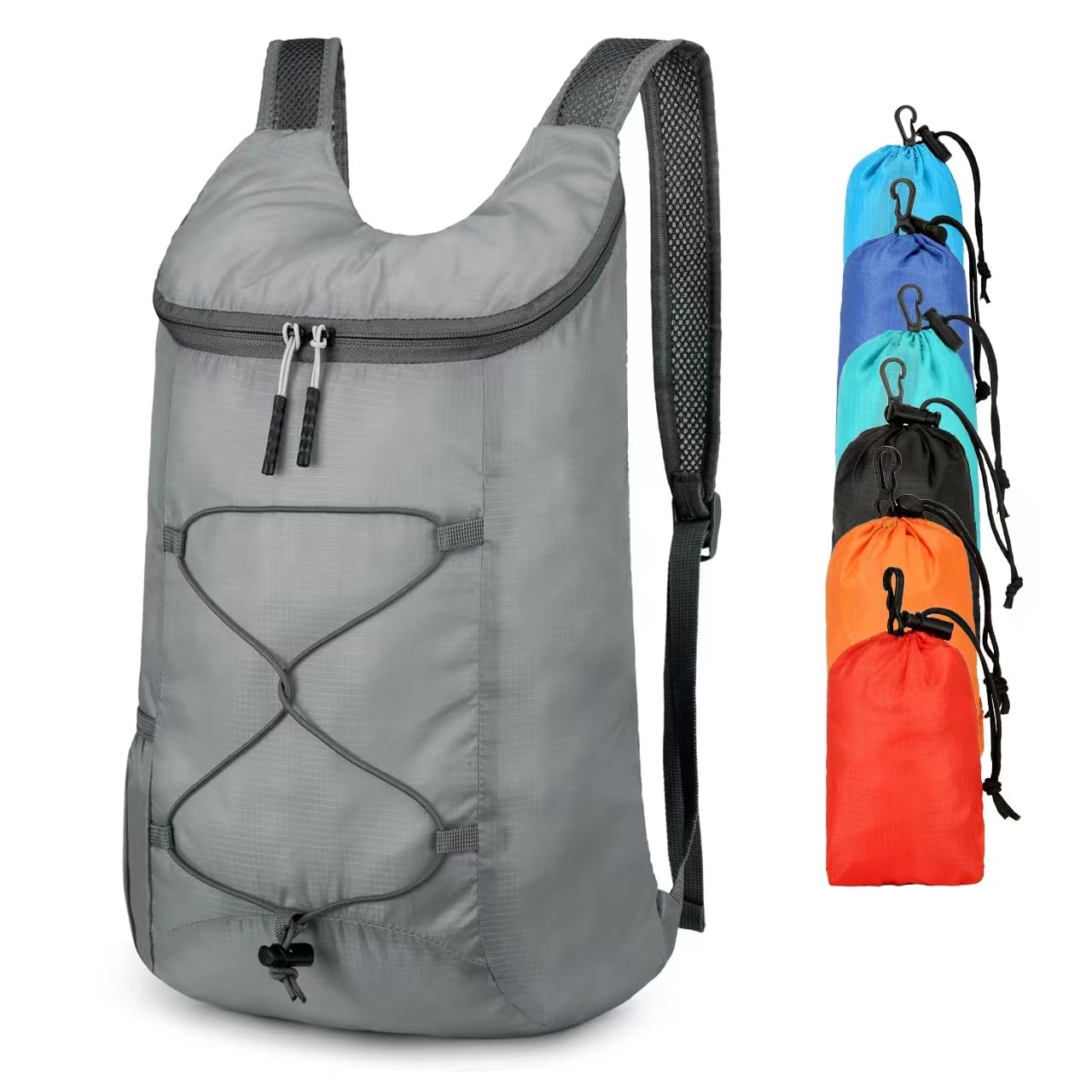 16L Hiking-Daypack Lightweight-Foldable Travel-Backpack Water-Resistant Camping Outdoor Packable Easy Carry-on Bag (Dark Blue)